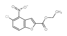 ethyl 5-chloro-4-nitro-1-benzofuran-2-carboxylate Structure