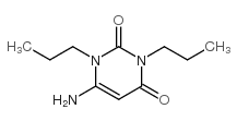 6-Amino-1,3-dipropyluracil Structure