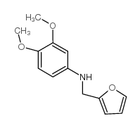 (3,4-二甲氧基苯基)-呋喃-2-甲胺结构式