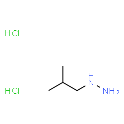 (2-Methylpropyl)Hydrazine Dihydrochloride Structure