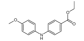 ethyl 4-(4-methoxyanilino)benzoate结构式