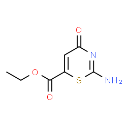4H-1,3-Thiazine-6-carboxylicacid,2-amino-4-oxo-,ethylester(9CI)结构式
