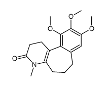 9,10,11-trimethoxy-4-methyl-2,5,6,7-tetrahydro-1H-benzo[1,2]cyclohepta[6,7-c]pyridin-3-one结构式