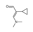 2-Cyclopropyl-3-(dimethylamino)-2-propenal Structure