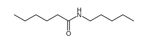caproic acid 1-pentylamide Structure
