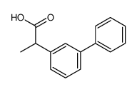 alpha-Methyl-3-biphenylacetic acid结构式