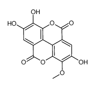 3-O-Methylellagic acid Structure