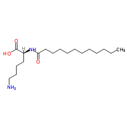 N2-Dodecanoyl-L-lysine Structure