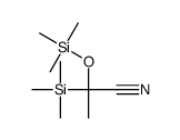 2-trimethylsilyl-2-trimethylsilyloxypropanenitrile Structure