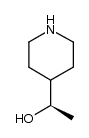 (R)-4-(1-hydroxy-ethyl)-piperidine结构式