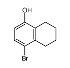 4-Bromo-5,6,7,8-tetrahydronaphthalen-1-ol结构式