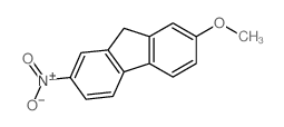 9H-Fluorene,2-methoxy-7-nitro- Structure
