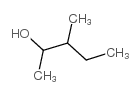 3-甲基-2-戊醇(非对映异构体类的混和物)结构式