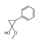 1-methoxy-2-phenylcyclopropan-1-ol Structure