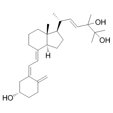 24,25-二羟基维生素D2(非对映异构体的混合物)结构式