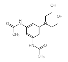 Acetamide,N,N'-[5-[bis(2-hydroxyethyl)amino]-1,3-phenylene]bis- (9CI)结构式