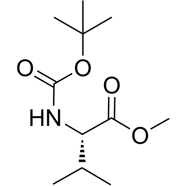 N-(叔丁氧基羰基)-L-缬氨酸甲酯图片