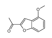 1-(4-甲氧基-2-苯并呋喃)乙酮结构式