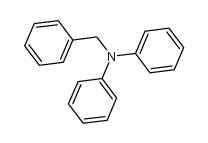 Benzenemethanamine, N,N-diphenyl- Structure