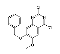 7-(benzyloxy)-2,4-dichloro-6-methoxyquinazoline Structure