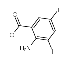 3,5-二碘邻氨基苯甲酸结构式