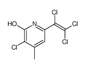 3-chloro-4-methyl-6-(1,2,2-trichloroethenyl)-1H-pyridin-2-one Structure