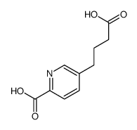 5-(3'-carboxypropyl)-2-pyridinecarboxylic acid结构式