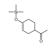1-(4-trimethylsilyloxycyclohex-3-en-1-yl)ethanone结构式