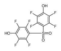 2,3,5,6-tetrafluoro-4-(2,3,5,6-tetrafluoro-4-hydroxyphenyl)sulfonylphenol结构式