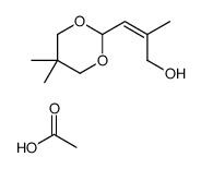 acetic acid,3-(5,5-dimethyl-1,3-dioxan-2-yl)-2-methylprop-2-en-1-ol Structure