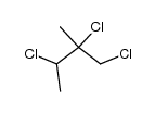 1,2,3-Trichlor-2-methyl-butan Structure