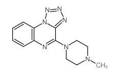 Tetrazolo[1,5-a]quinoxaline, 4-(4-methyl-1-piperazinyl)- Structure