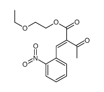 2-ethoxyethyl 2-[(2-nitrophenyl)methylidene]-3-oxobutanoate Structure