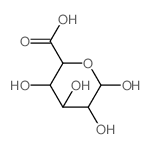 .alpha.-D-Galacturonic acid Structure