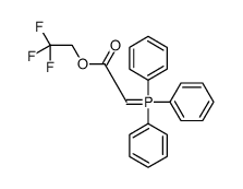 2,2,2-trifluoroethyl 2-(triphenyl-λ5-phosphanylidene)acetate Structure