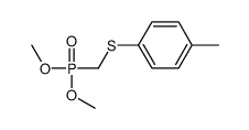 1-(dimethoxyphosphorylmethylsulfanyl)-4-methylbenzene Structure
