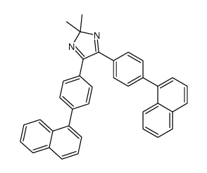 2,2-dimethyl-4,5-bis(4-naphthalen-1-ylphenyl)imidazole Structure