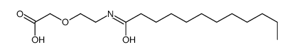 [2-[(1-oxododecyl)amino]ethoxy]acetic acid结构式