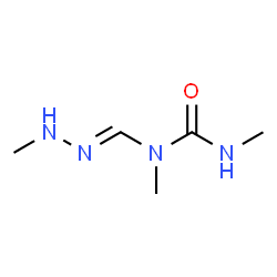 Urea, N,N-dimethyl-N-[(methylhydrazono)methyl]- (9CI) Structure