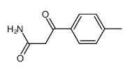 3-(4-methylphenyl)-3-oxopropanamide Structure