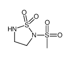 2-methylsulfonyl-1,2,5-thiadiazolidine 1,1-dioxide结构式