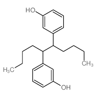 Phenol,3,3'-(1,2-dibutyl-1,2-ethanediyl)bis- (9CI) Structure