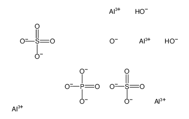 Sulfuric acid, aluminum salt (3:2), reaction products with aluminum hydroxide and aluminum phosphate (1:1) Structure