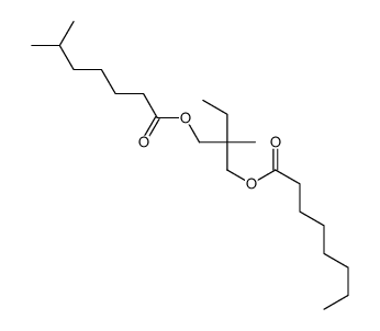 [2-methyl-2-(6-methylheptanoyloxymethyl)butyl] octanoate Structure