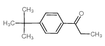 4'-叔丁基苯丙酮结构式