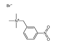 trimethyl-[(3-nitrophenyl)methyl]azanium,bromide Structure