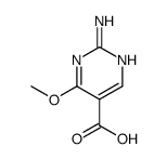 5-Pyrimidinecarboxylic acid, 2-amino-4-methoxy- (9CI)结构式