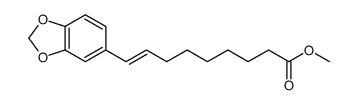 methyl 9-(1,3-benzodioxol-5-yl)non-8-enoate Structure