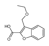 3-(乙氧基甲基)-1-苯并呋喃-2-羧酸结构式
