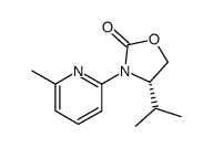 (S)-4-isopropyl-3-(6-methylpyridin-2-yl)oxazolidin-2-one结构式